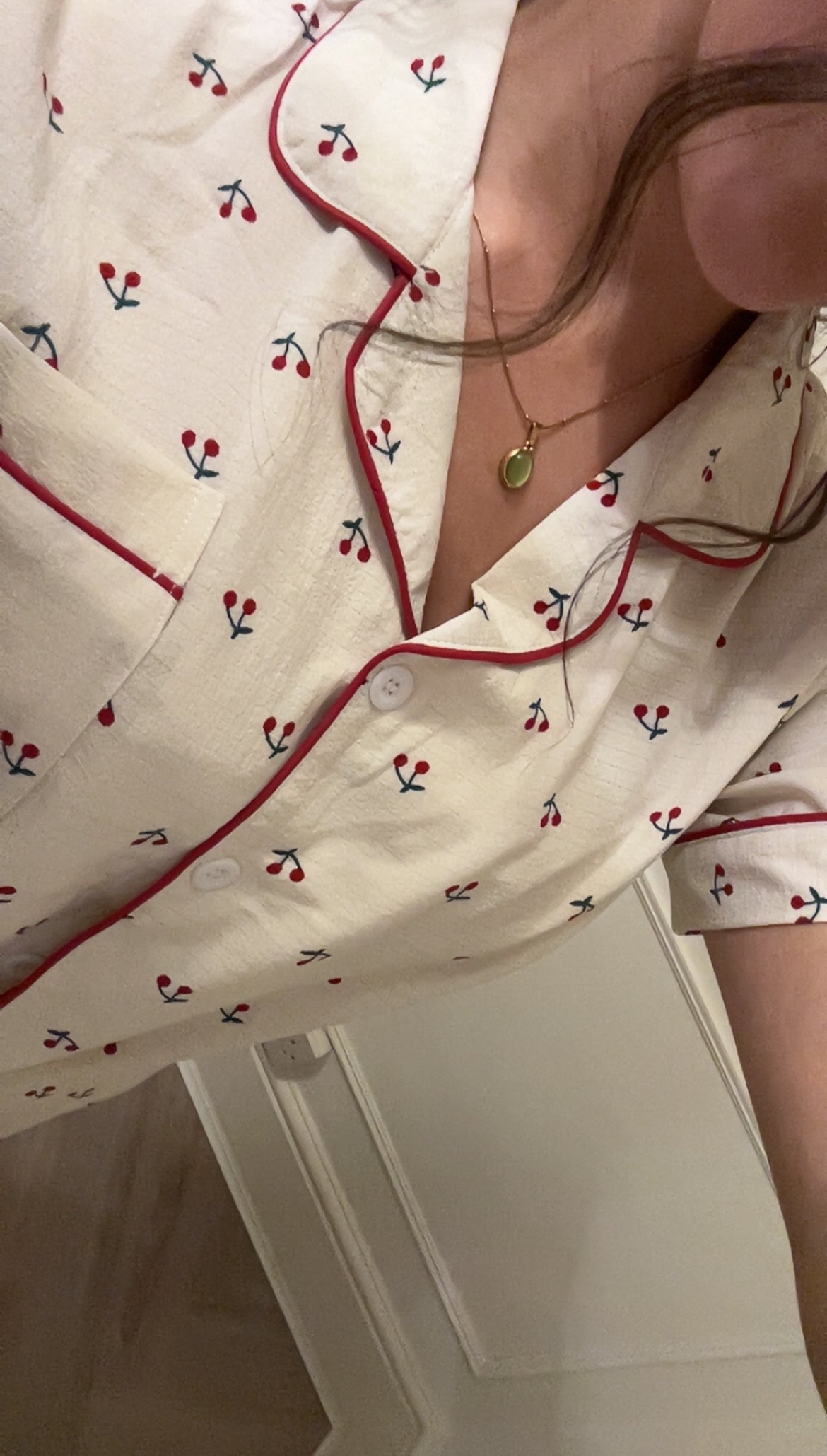 Cheeky cherry Sleep set.